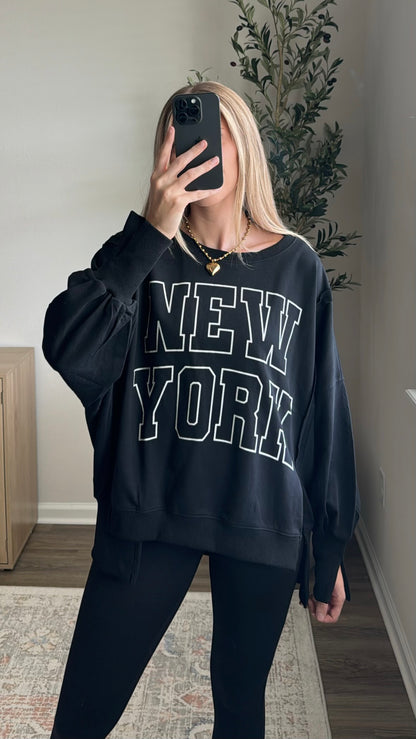 New York Pullover / Black