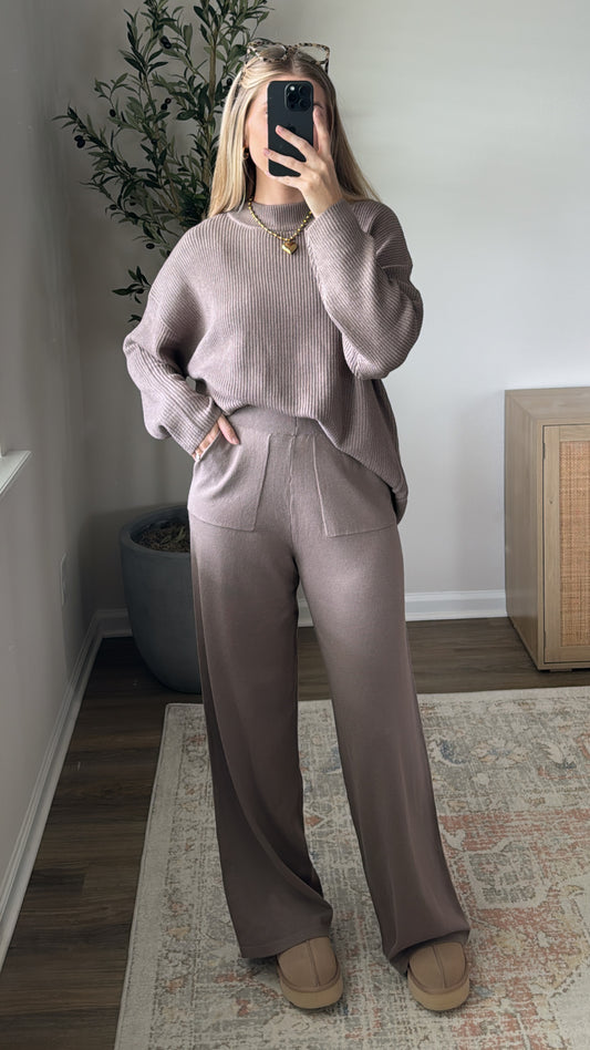 Necessity Sweater Set / Stone