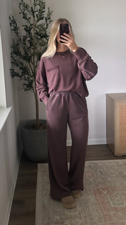 Brielle Pullover / Dark Cherry
