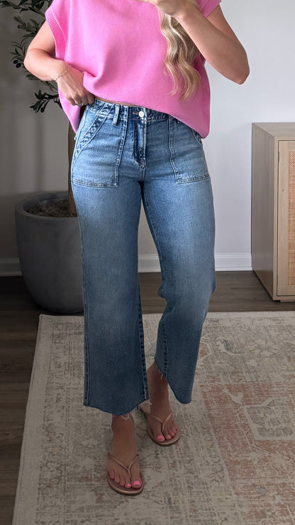 Paisley Comfort Denim / Med Wash