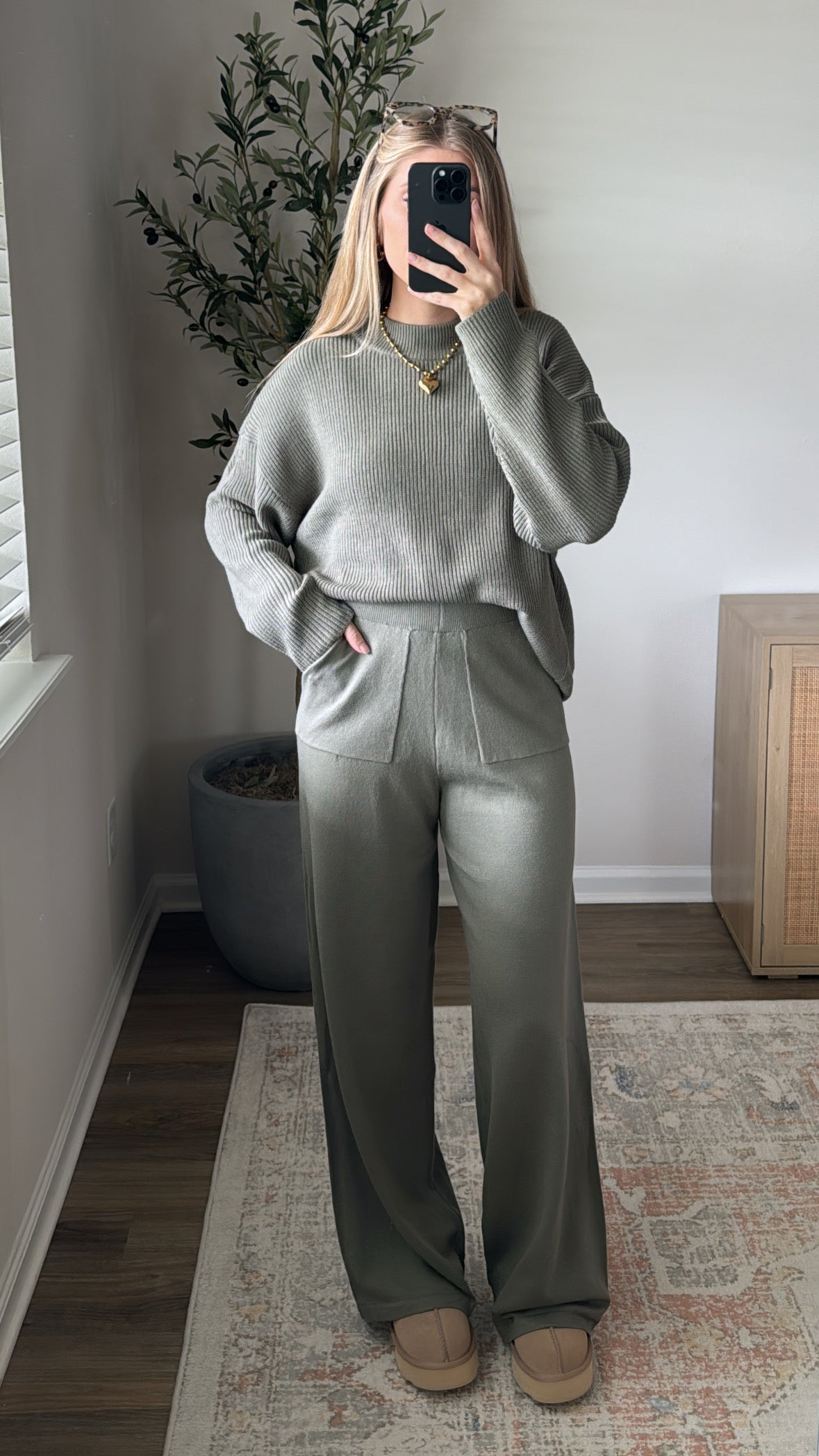 Necessity Sweater Set / Sage