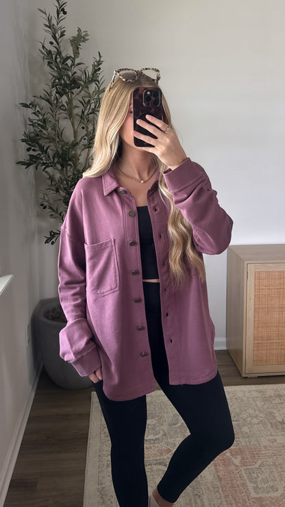 Haven Cotton Jacket / Rosewood