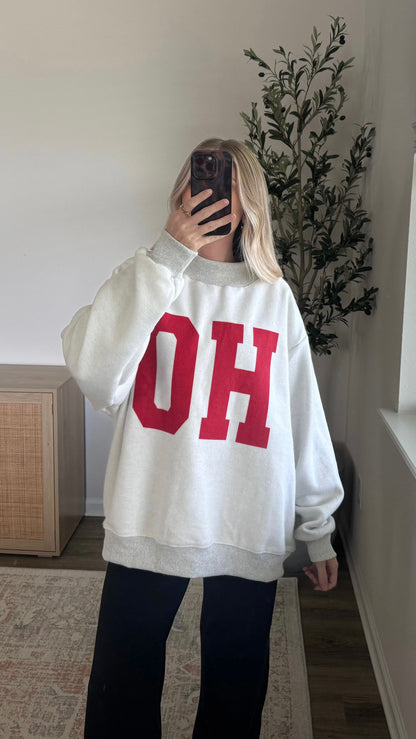 Ohio Mockneck Sweatshirt / Reversible