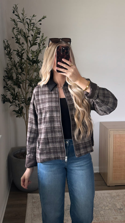 Chloe Plaid Jacket