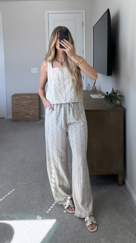 Miami Linen Set / Natural