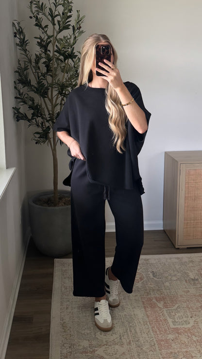 Amelia Lounge Pants / Black