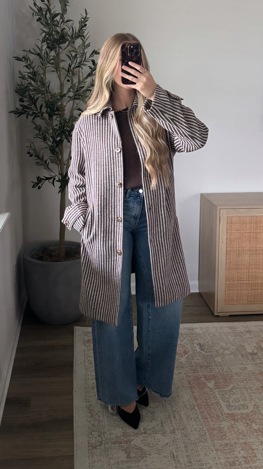 Audrey Longline Coat / Brown