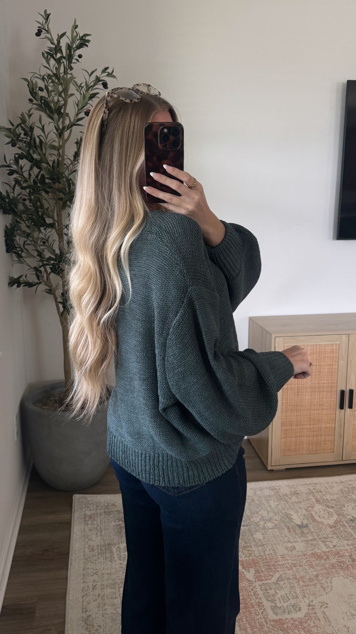 Jayla Knit Sweater / Jade Green
