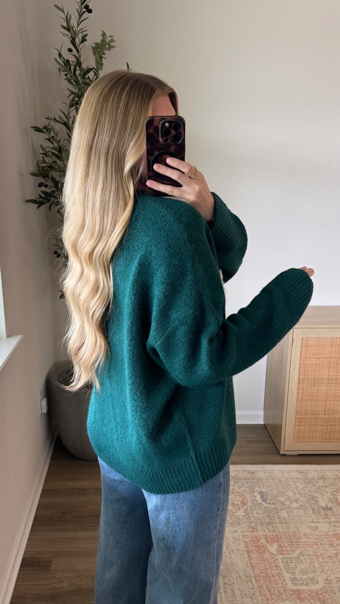 Merry & Bright Sweater / Dark Green