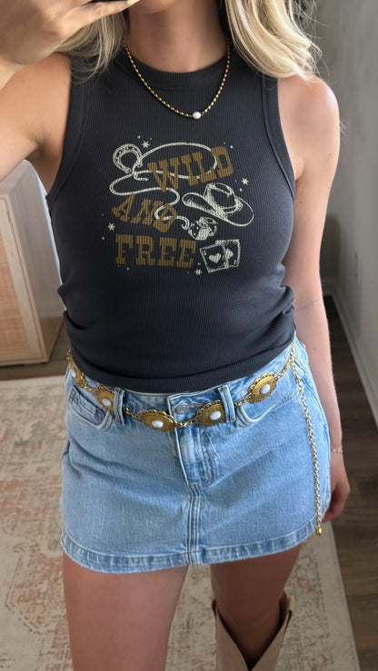 Wild and Free Tank Top