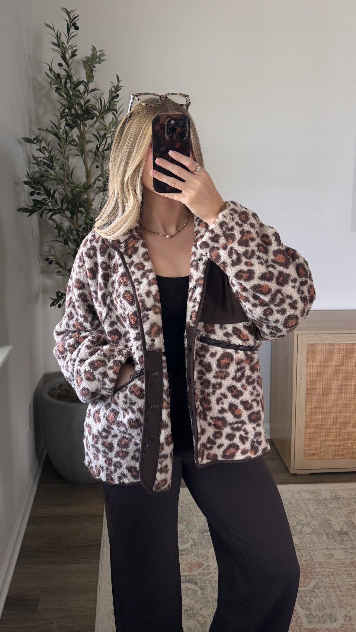 Sherpa Jacket / Leopard