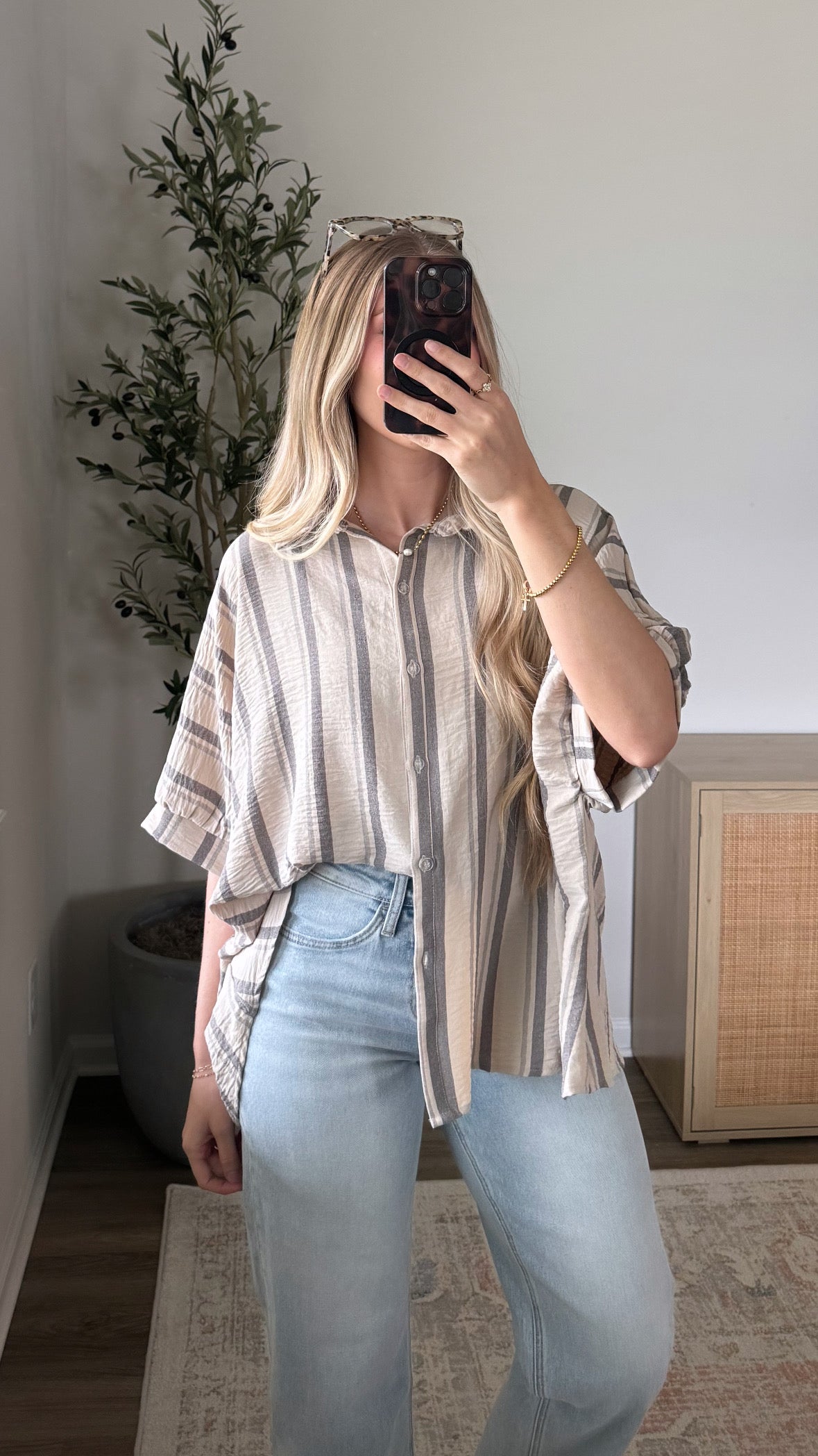 Millie Striped Top / Oversized