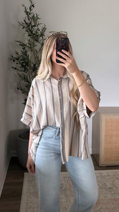 Millie Striped Top / Oversized