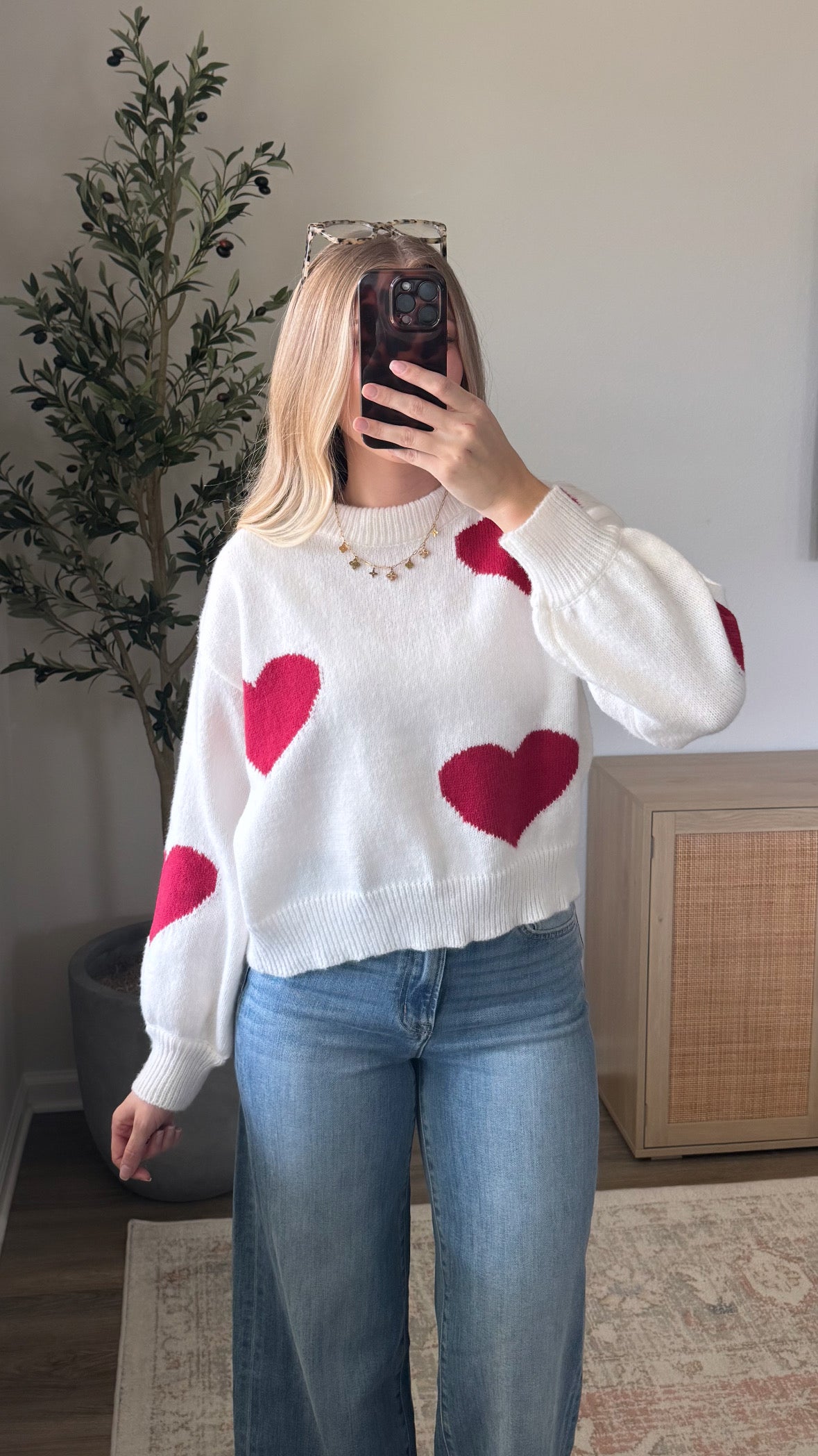 Be Mine Heart Sweater