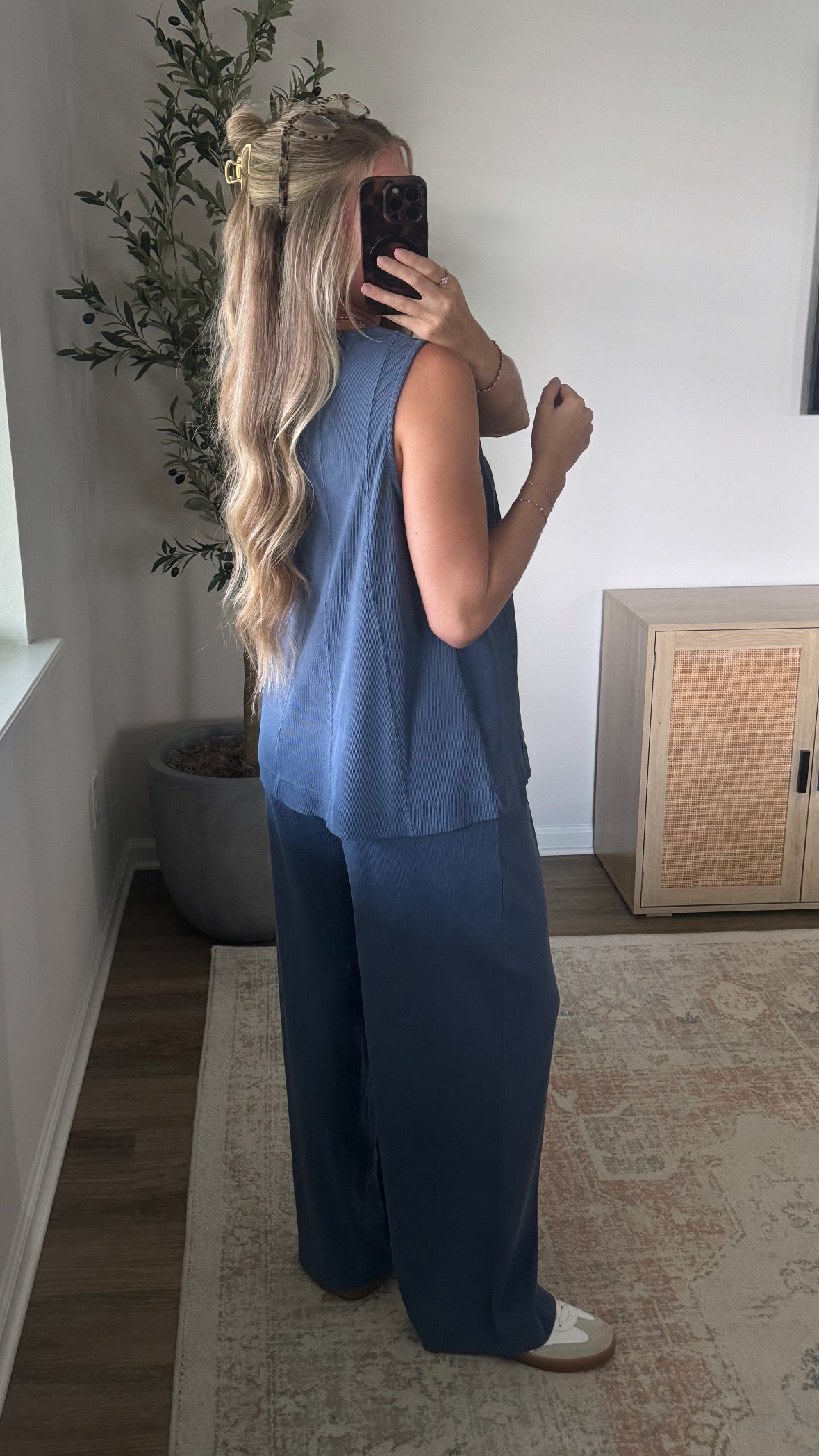 Dreamer Pants Set / Dusty Blue