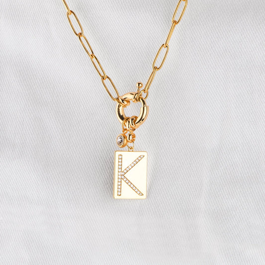 PREORDER / Initial Toggle Necklace
